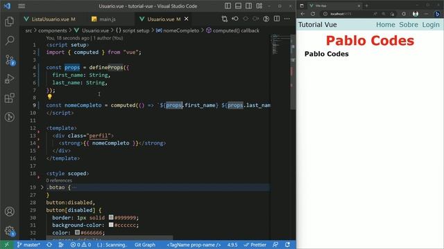 10 - Props | Vue 3 e Composition API смотреть онлайн