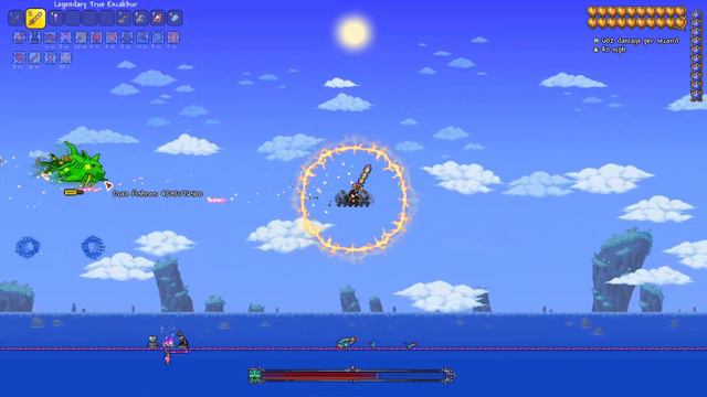 TERRARIA 1.4.1 PATCH MELEE CHANGES - The Terra Blade and True Swords buffs смотреть онлайн