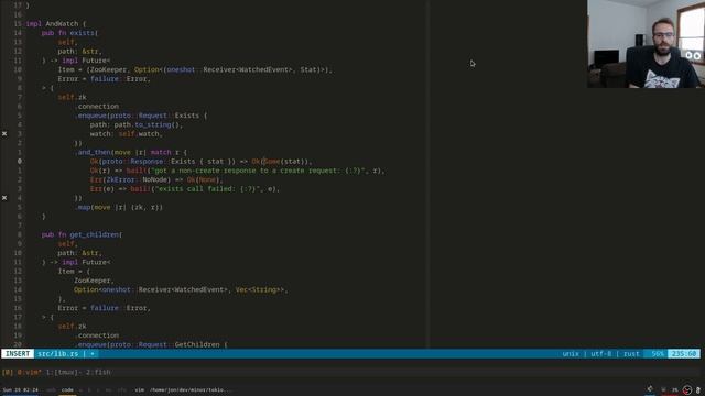 Building an asynchronous ZooKeeper client in Rust (part 3) смотреть онлайн