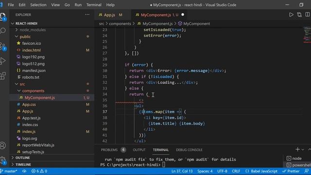 #80 - AJAX & API call in Functional Component | React Hooks in Hindi | React js Tutorial смотреть онлайн