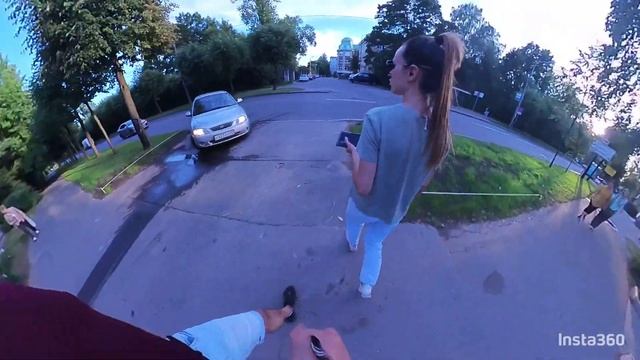 Купил камеру insta 360 x3, распаковка, первые съёмки))) смотреть онлайн