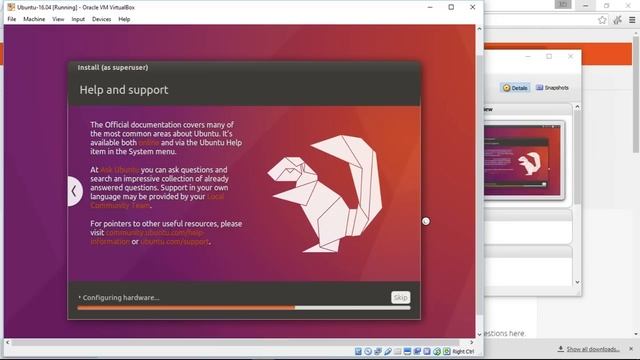 Install Ubuntu 16.04 LTS on VirtualBox/Windows 10 смотреть онлайн