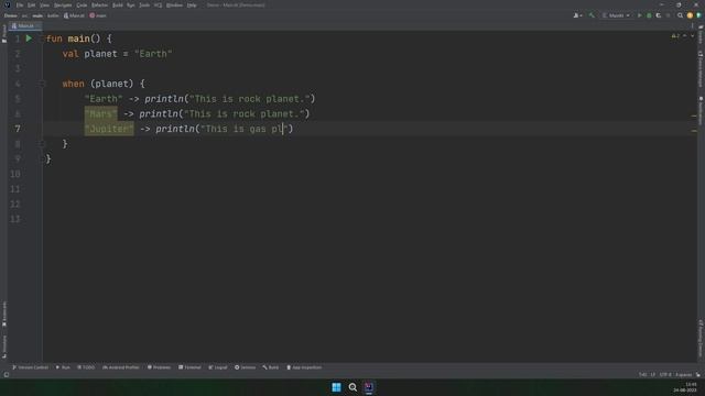 Introduction of "when" expression in Kotlin смотреть онлайн