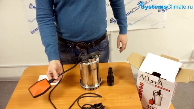 Дренажный Насос для грязной воды частицы до 5мм. Честный Отзыв. смотреть онлайн