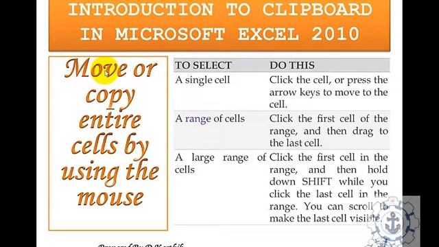 #️⃣?? Introduction to Clipboard in Microsoft Excel 2010???? смотреть онлайн