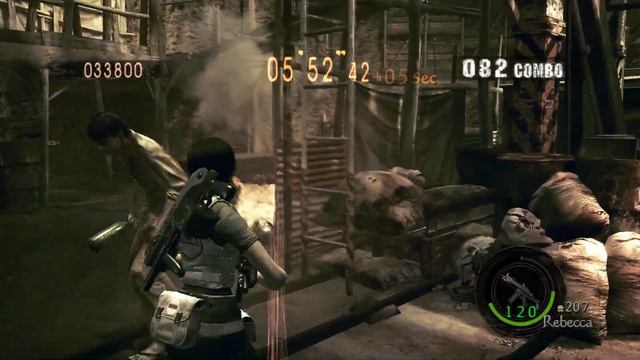 Resident Evil 5 Mercenaries Reunion - Solo - The Mines - 812,101 (Rebecca) смотреть онлайн