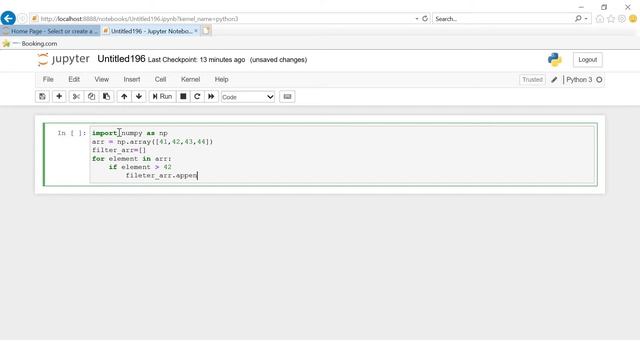 Python NumPy | Filtering Arrays | Creating the filter Array Python Programming | Python Tutorial 6 смотреть онлайн