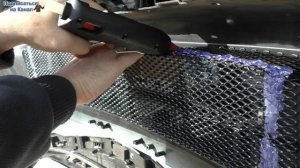 Установка СЕТКИ в БАМПЕР и РЕШЕТКУ РАДИАТОРА Mazda CX-5 часть-2