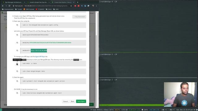 [ MongoDB 11 ] Deploying a Replicaset using OpsManager смотреть онлайн