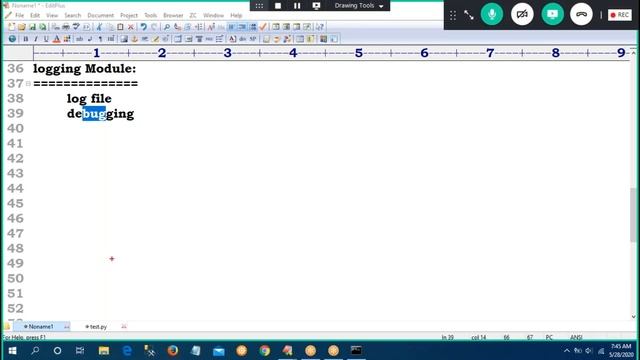 Python Online Training || Types Of Exceptions & logging module || By Mahesh смотреть онлайн