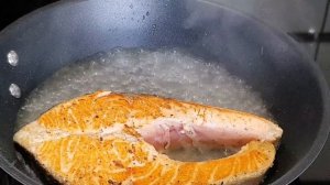 Самый лучший и самый здоровый способ жарки лосося!!!!   Как приготовить красную рыбу на сковороде.