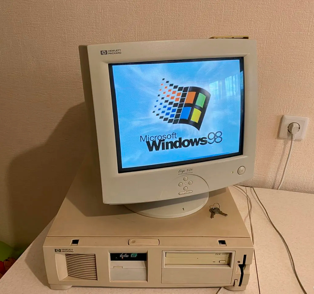 Ретро ПК HP Vectra VE5 смотреть онлайн