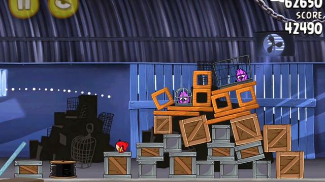 Angry Birds Rio Level 2-14 Smugglers' DEN 3 Stars смотреть онлайн