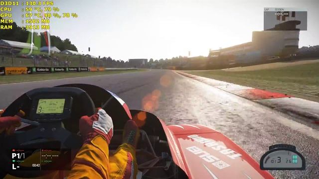 PROJECT: Cars Max Settings | 1080p | GTX 1060 | i5-6600 | Gameplay смотреть онлайн