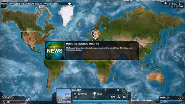 Plague Inc | The most deadly bacteria | McDonald's Ass ??? смотреть онлайн