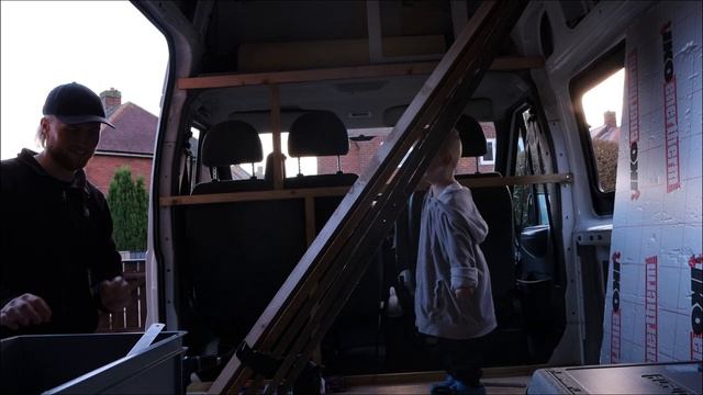 STARTING TO BUILD! | Budget Van Conversion - Building A Bulkhead Wall