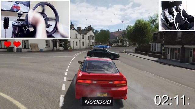 Drifting Nissan 240sx (Trying to Survive for 5 Minutes without Crashing!?) | Forza Horizon 4 смотреть онлайн