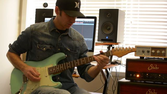 BLUES SOLO - SUHR Classic Antique ROASTED - Surf Green смотреть онлайн