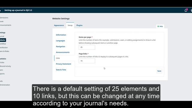 Setting up a journal in OJS 3.3. Module 9: Website Settings. Unit 6: Other Website Settings. смотреть онлайн