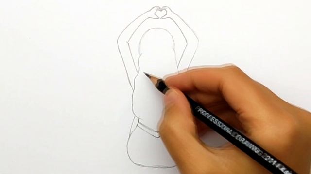 Как нарисовать ДЕВУШКУ. Рисуем простым способом Красивую Девушку. Рисунки для срисовки #564 смотреть онлайн