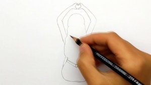 Как нарисовать ДЕВУШКУ. Рисуем простым способом Красивую Девушку.  Рисунки для срисовки #564