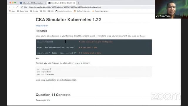TALKSHOW: CÁCH VƯỢT QUA KỲ THI CERTIFIED KUBERNETES ADMINISTRATOR (CKA) смотреть онлайн