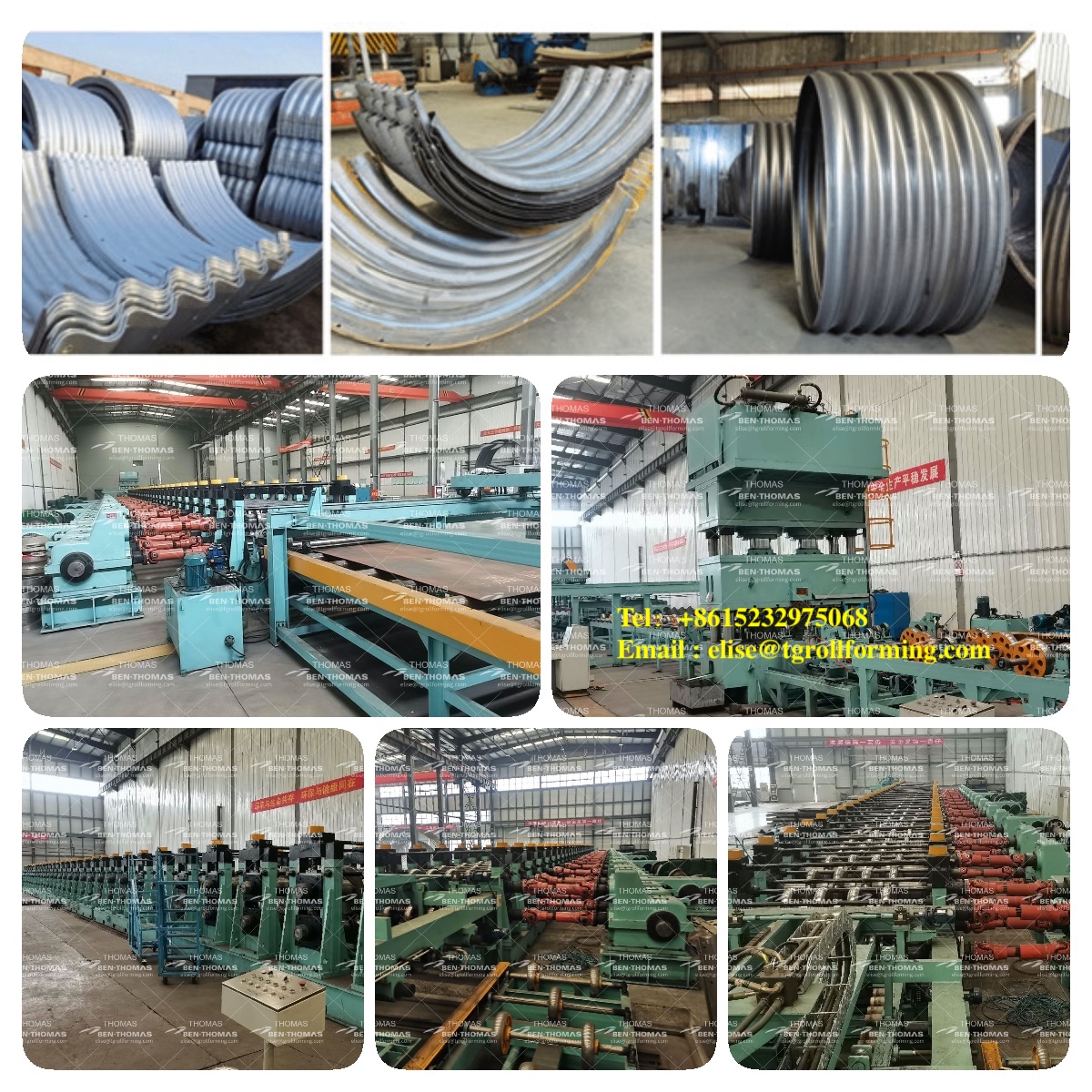 Big span culvert equipment [ Waveform steel plate machine ] Corrugated section steel board equipment смотреть онлайн