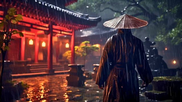 Chinese Bamboo Flute on a Rainy Day - Chinese Zen Music For Soothing, Meditation, Relaxation смотреть онлайн