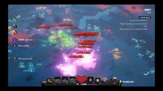 Emerald Knight 2.0 vs Banners (Apocalypse+25) - Minecraft Dungeons смотреть онлайн