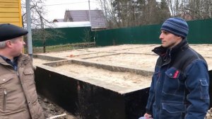 Ленточный фундамент под дом из оцилиндрованного бревна