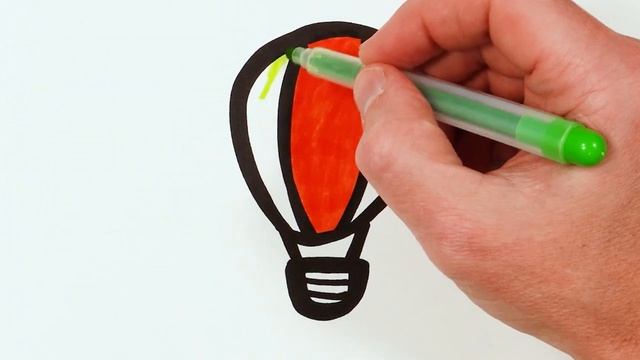 Рисуем фломастерами. Простой милый рисунок. Рисование для детей смотреть онлайн