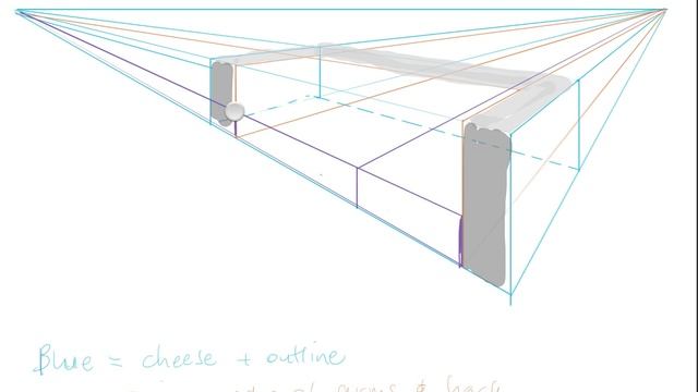 How to Draw a Sofa Step by Step (Perspective) смотреть онлайн