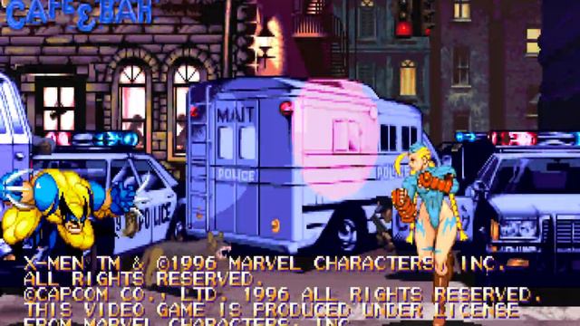 1996 60fps X-Men Vs. Street Fighter  Euro DEMO