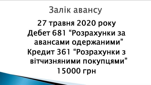 Облік розрахунків з покупцями. Частина 4. Розрахунки з ПДВ та з використання рахунку авансів смотреть онлайн