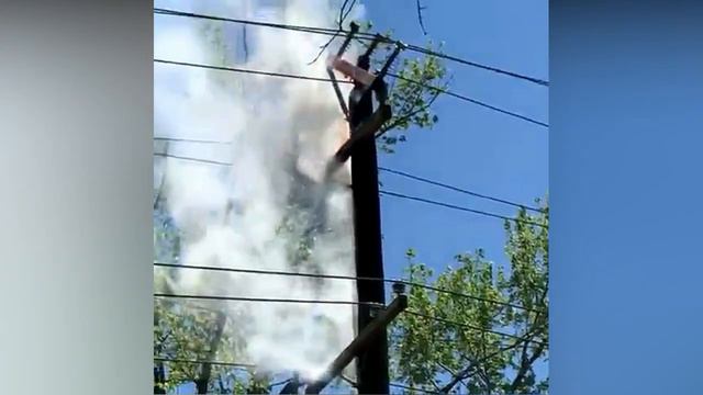 Замыкание на землю переходящее в КЗ⚡️ смотреть онлайн