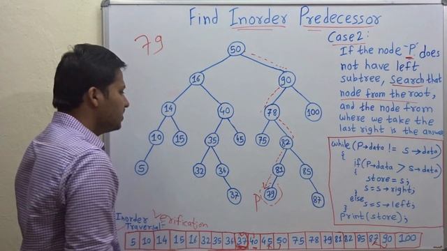 INORDER PREDECESSOR in Binary Search Tree смотреть онлайн
