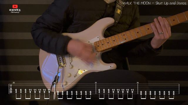 WALK THE MOON - Shut Up and Dance 기타 GUITAR [TAB] смотреть онлайн
