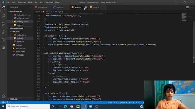 Firebase - Adding Authentication to your Website in 5 Steps - Aarav HQ смотреть онлайн