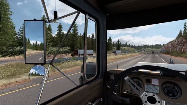 American Truck Simulator - Mack Superliner JCB delivery to Rawlins (WY) смотреть онлайн