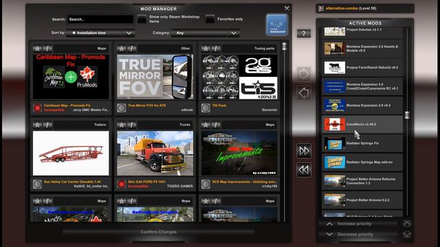 Big ATS 1.46 Map Combo * Promods Canada, Reforma, C2C, Caribbean, Pacific - 12 Maps * Setup Guide смотреть онлайн