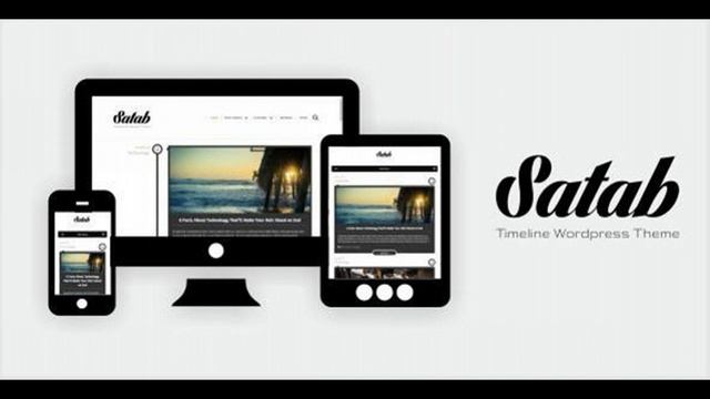 Satab - Timeline WordPress Blog Theme | Themeforest Website Templates and Themes смотреть онлайн