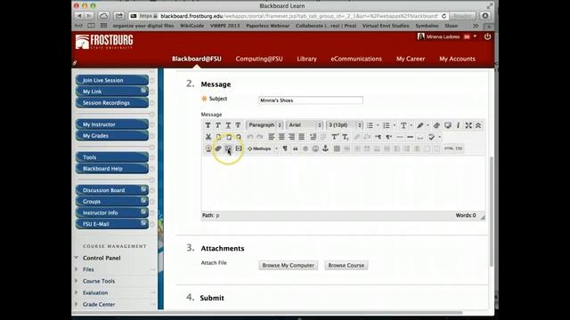 How to Post an Image on a Blackboard Discussion Board Forum смотреть онлайн