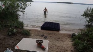 Берег Обского моря . Шарап