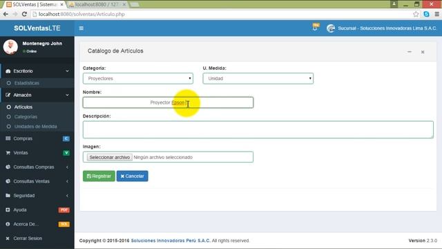 Código Sistema Almacén, Compras Ventas PHP MySQL Jquery Ajax Bootstrap Multisucursal configurable смотреть онлайн