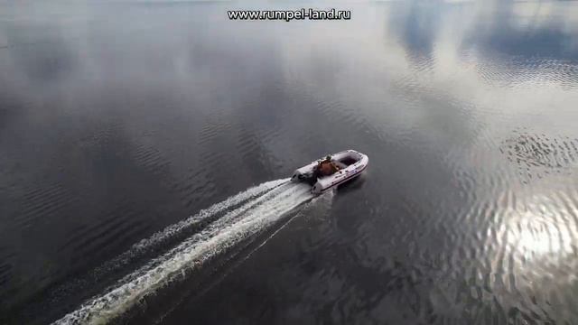 Вид с квадрокоптера на лодку Altair HDS 400 НДНД | видео от клиента смотреть онлайн