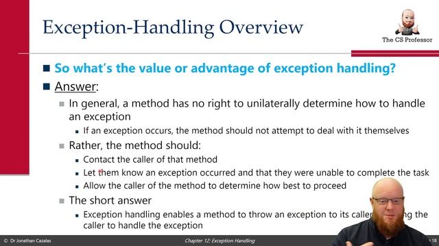 Chapter 12: Exception Handling (Part 1) смотреть онлайн