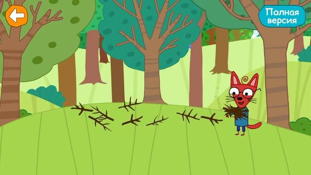 three cats. three cats go on a picnic. play together. cartoon three cats for children. Kids Games. смотреть онлайн