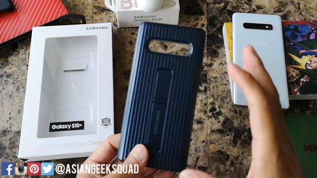 Samsung Galaxy S10+ Samsung Silicone and Rugged Protective Cover смотреть онлайн