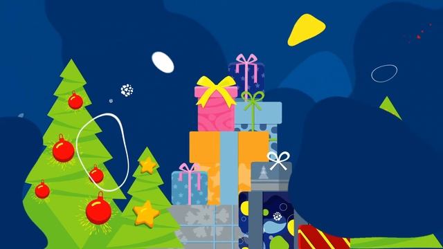 2D графика — Новогодняя заставка для АЗС Neste смотреть онлайн