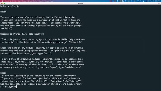 Programming Essentials Python - Basic Programming Constructs - Getting Help смотреть онлайн